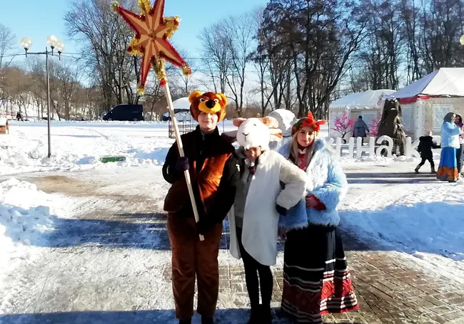 Могилев празднует Рождество гуляниями в Подниколье: фотофакт