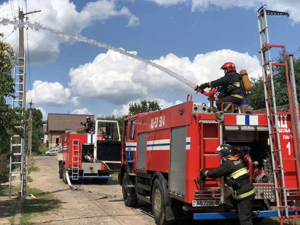 Рабочие будни спасателей Могилевского городского отдела по чрезвычайным ситуациям.