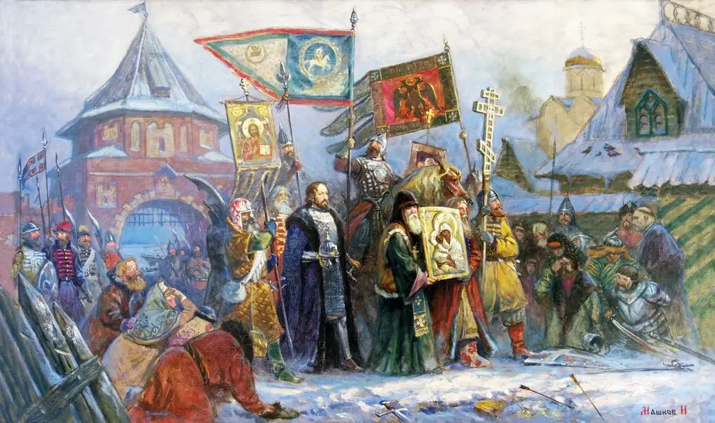 Войскі Івана IV узялі Полацк у 1563 годзе. Ілюстрацыя: twitter.com