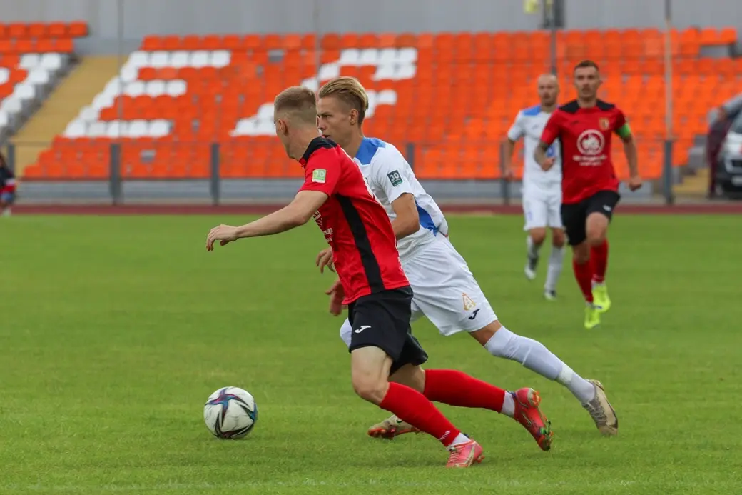 Высшая лига Беларуси по футболу. Могилев, 16.07.2022. Играют Днепр со Славией. Счет - 1:3. Фото: пресс-служба Днепра