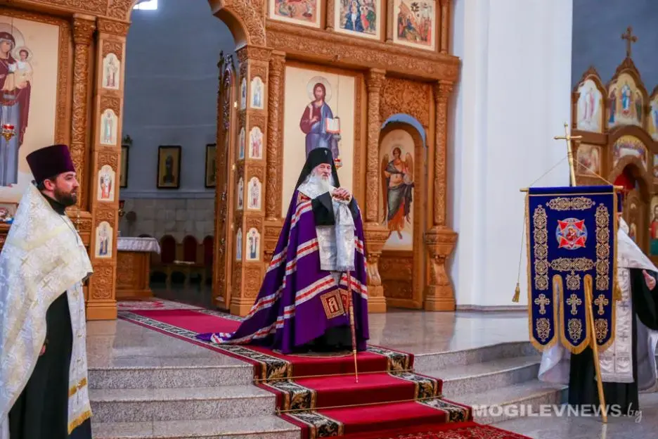 Во время торжественной церемонии в Кафедральном соборе. Фото: Mogilevnews.by