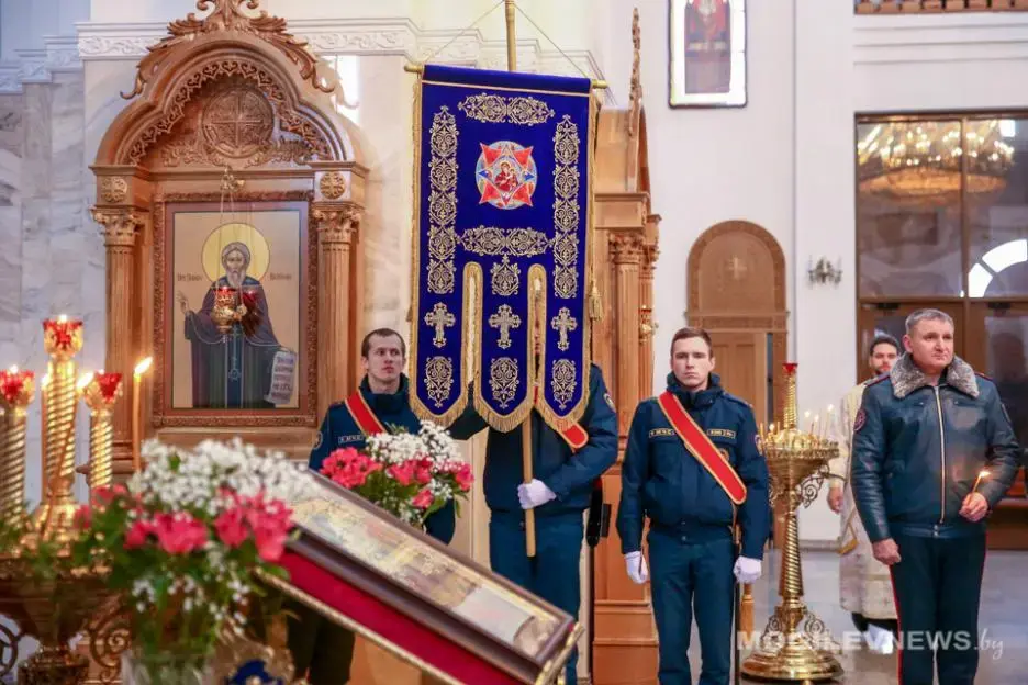Во время торжественной церемонии в Кафедральном соборе. Фото: Mogilevnews.by