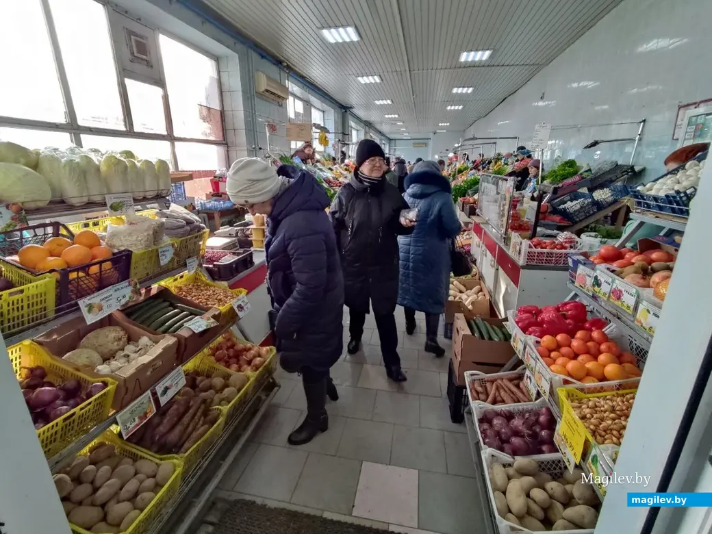 Центральный (Минский) рынок. Могилев, 10.02.2023 г