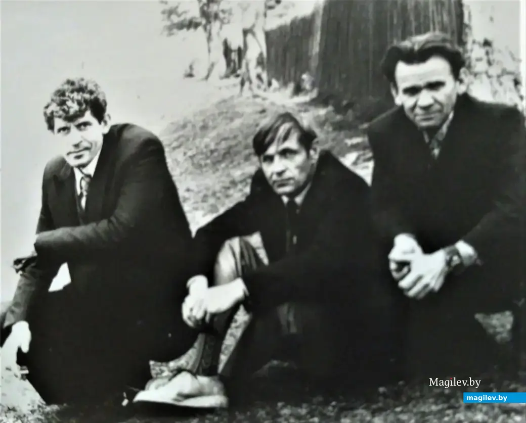 Васили Нестерович Буга (справа) был человеком рисковым. Могилев, 1970-е годы.