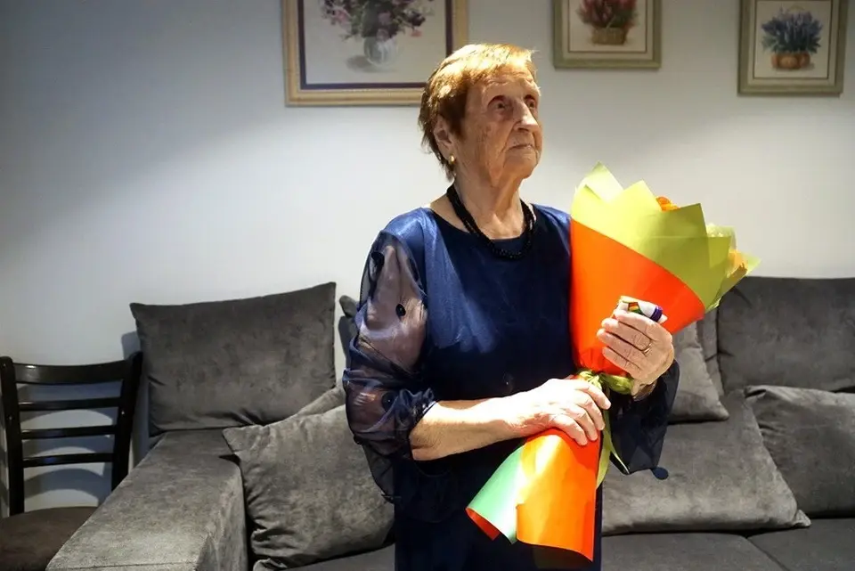 100-летний юбилей отметила жительница Могилева Надежда Бамбизова. Фото: Сергей Карпеков, vestnikmogileva.by.