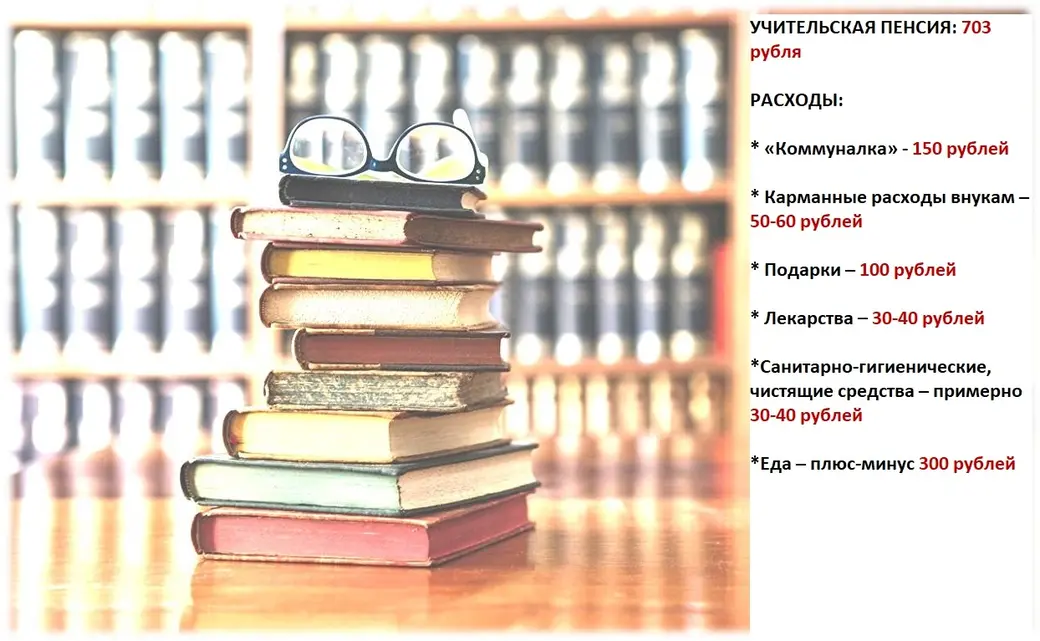 На что же хватает учительской пенсии?