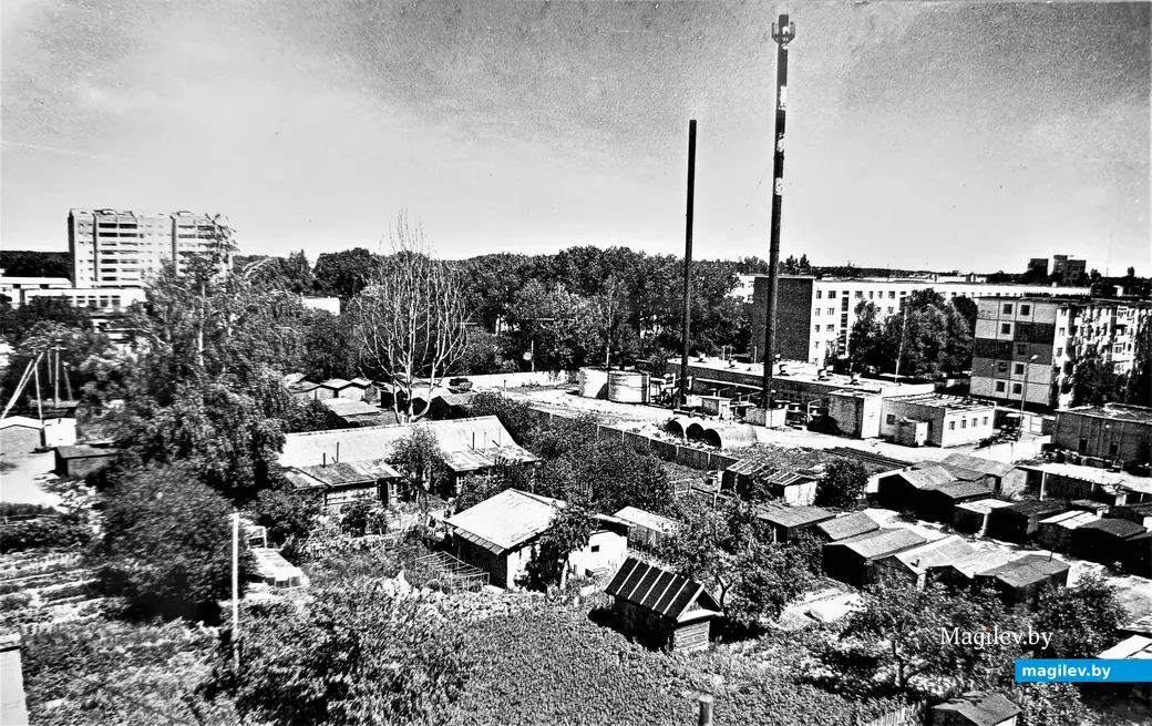 Котельная (с трубами) в Казимировке. Могилев, 1990-е годы.