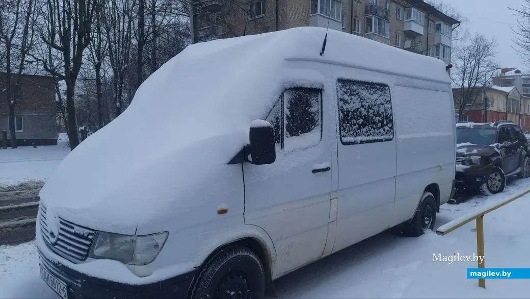 29.03.2023 г. Могилев засыпало снегом.