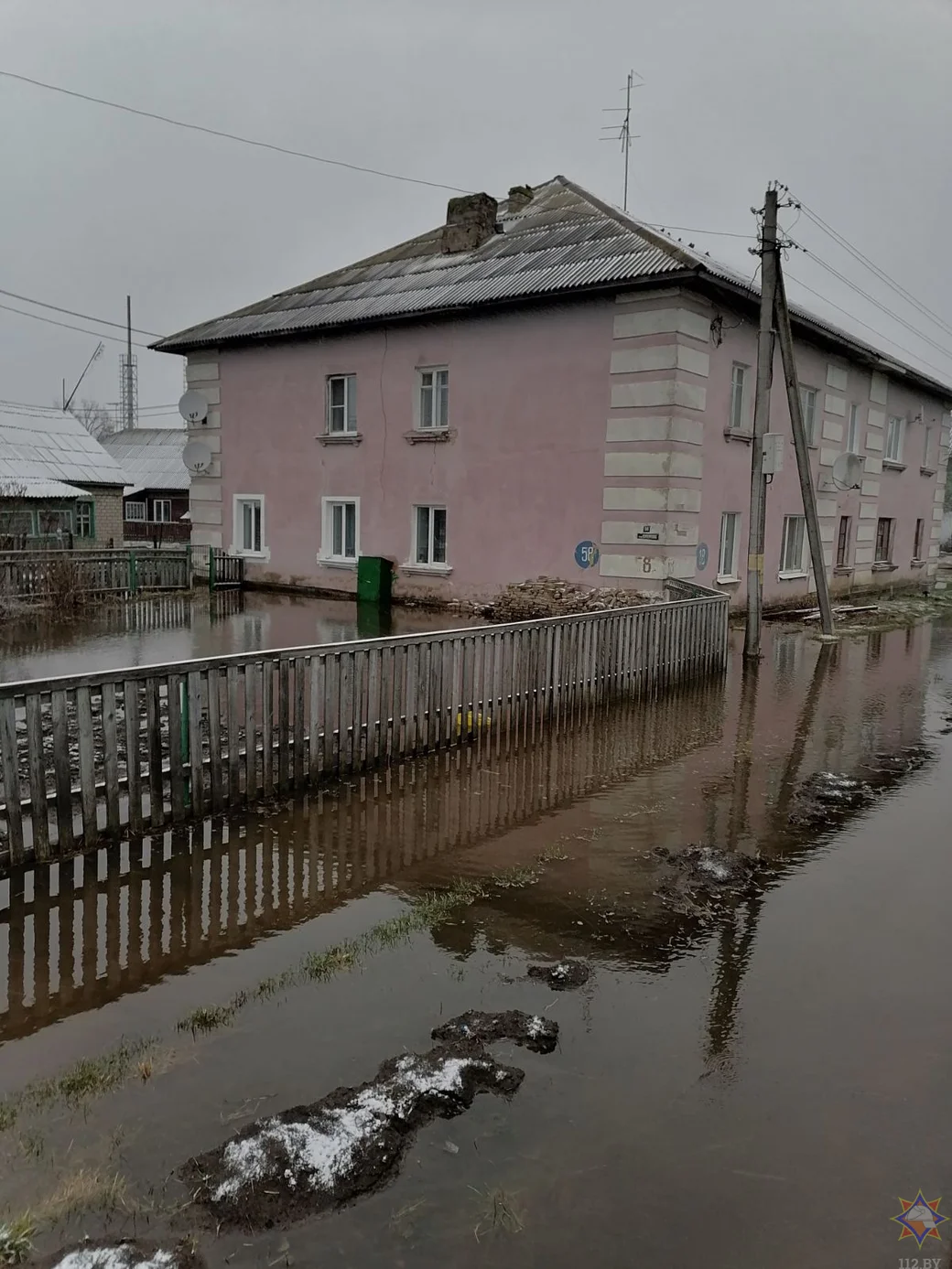 Фото: г. Кричев, улица Коммунистическая. МЧС