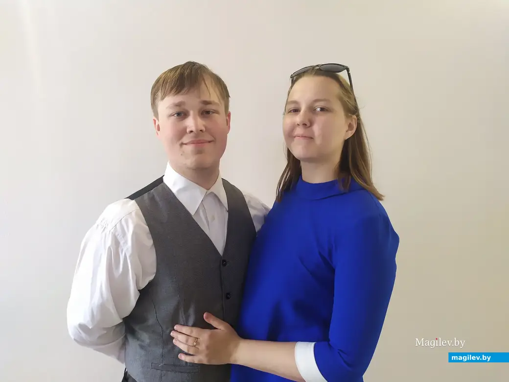 Загс, Могилев. 13.05.2023. Мужем и женой стали Анна и Юрий Башковы.
