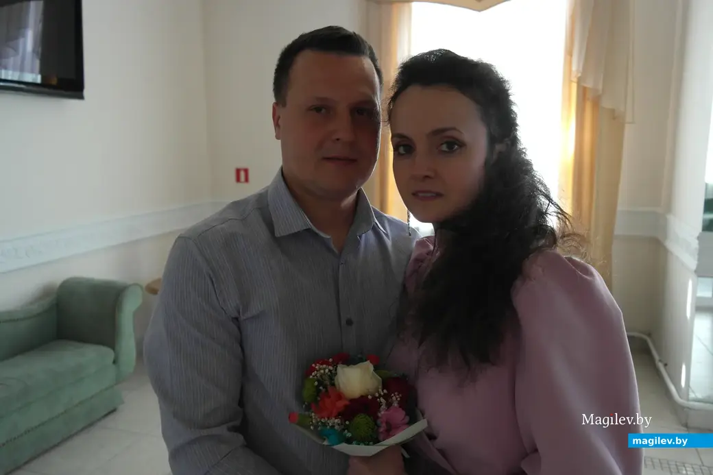 ЗАГС, Могилев. 03.06.2023. Мужем и женой стали Евгений и Екатерина Дашкевич.