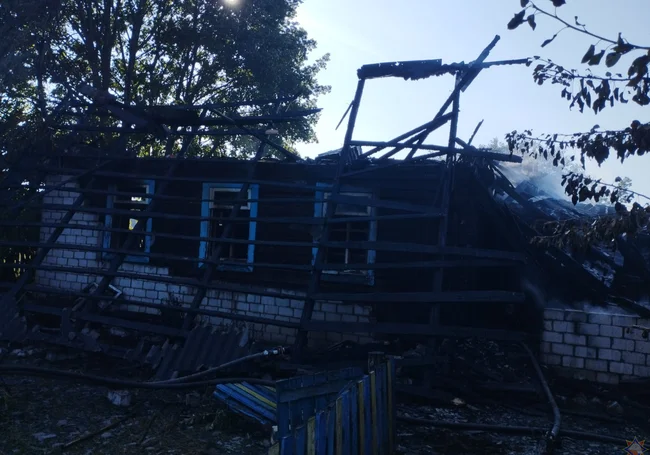 На пожаре в Кличевском районе отец из Бобруйска спас 9-летнего сына, а сам погиб
