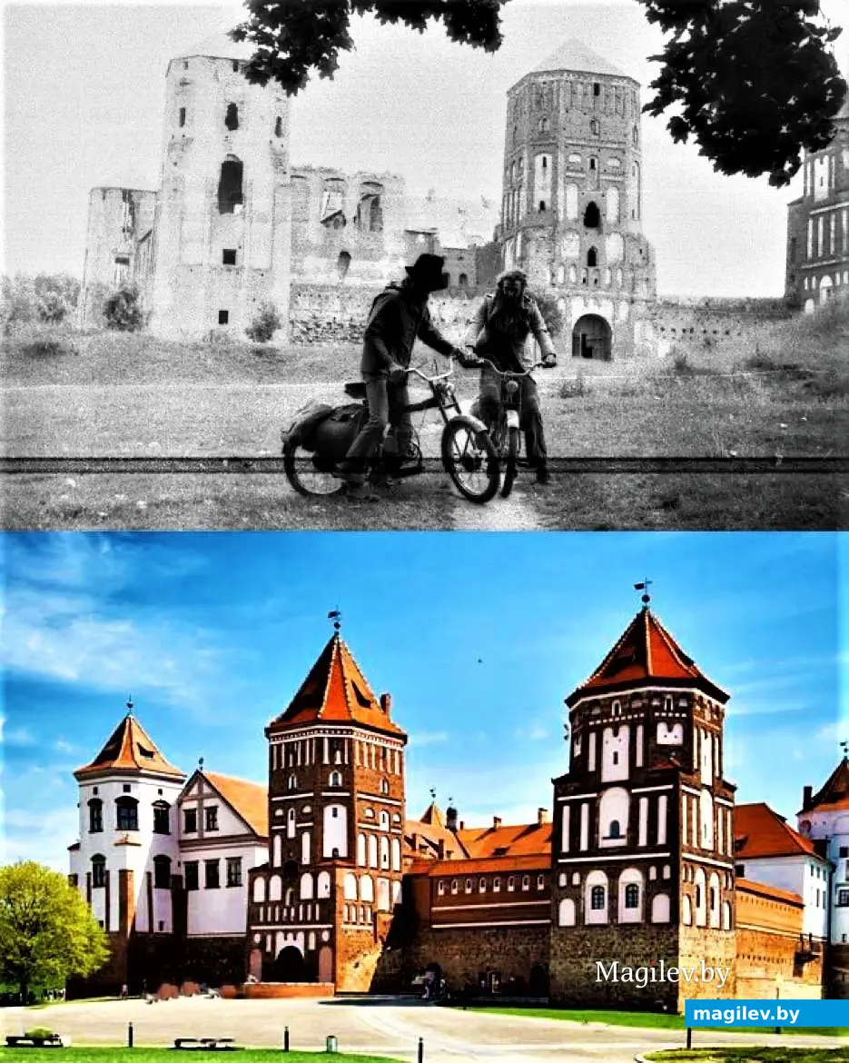 На подступах к Мирскому замку.
