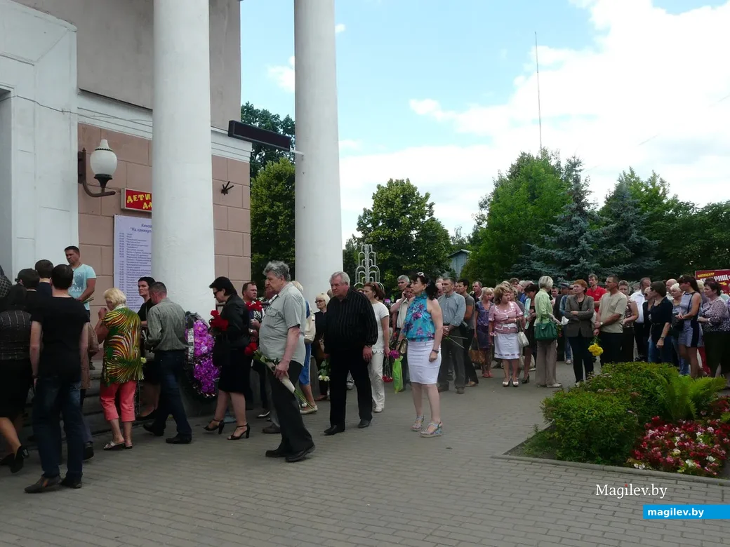 29.06.2015. Прощание с директором КУП «Бобруйсккино» Леонид Рапопортом.