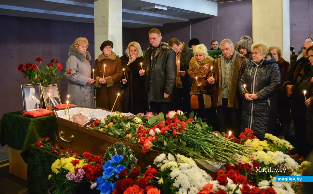 04.02.2015, Бобруйск. Отпевание и гражданская панихида по Валентину Алексеевичу Белогурову.