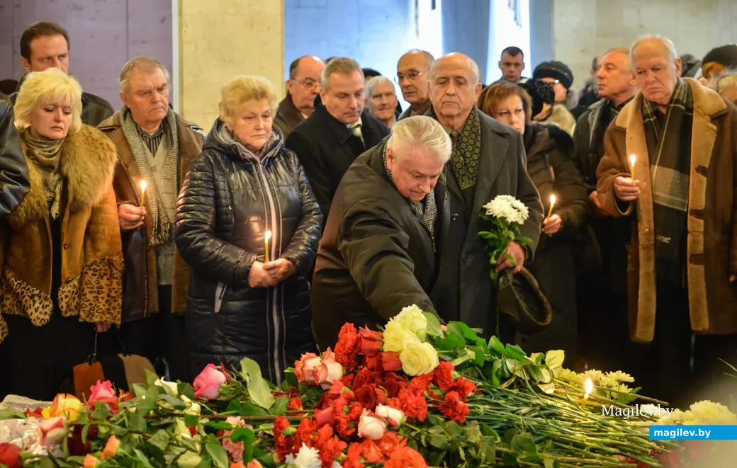 04.02.2015, Бобруйск. Отпевание и гражданская панихида по Валентину Алексеевичу Белогурову.