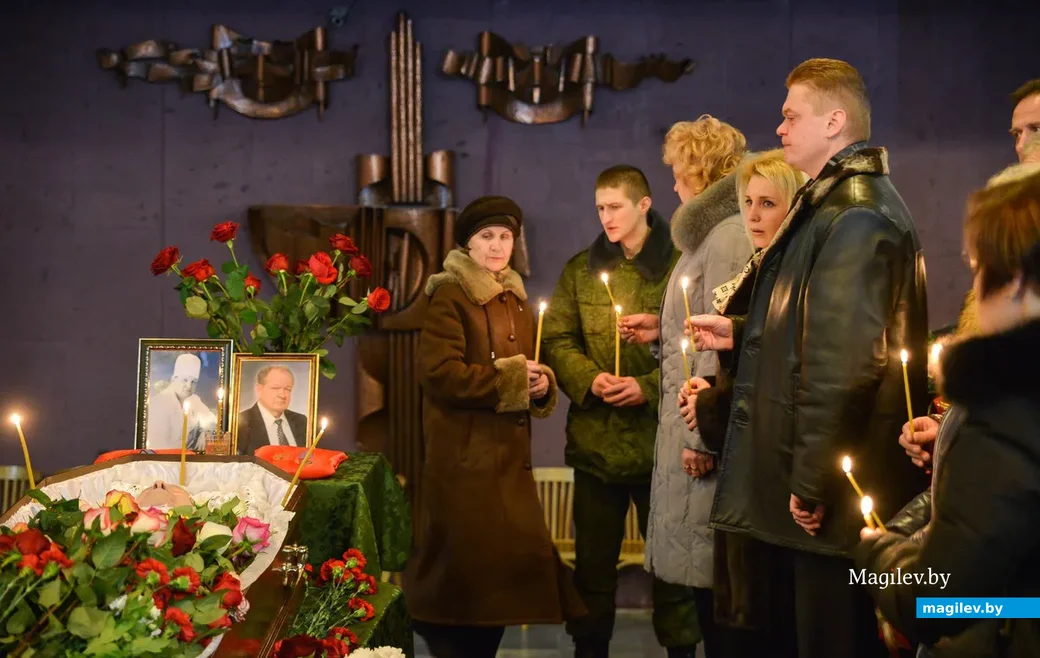 04.02.2015, Бобруйск. Отпевание и гражданская панихида по Валентину Алексеевичу Белогурову.
