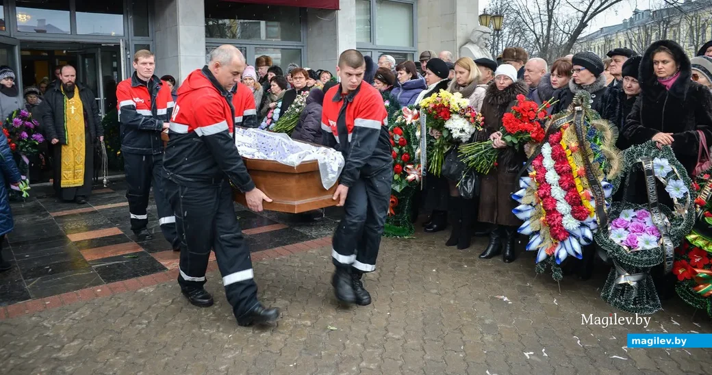 04.02.2015, Бобруйск. Отпевание и гражданская панихида по Валентину Алексеевичу Белогурову.