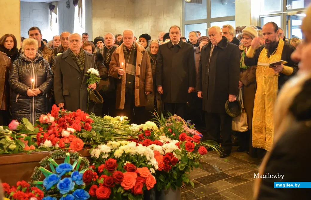 04.02.2015, Бобруйск. Отпевание и гражданская панихида по Валентину Алексеевичу Белогурову.