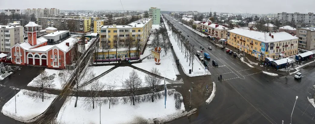 Панорама улицы Минской