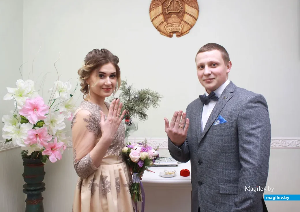 Анастасия Прокопчик и Артем Абрамович поженились 18 января 2019 года в Бобруйске.