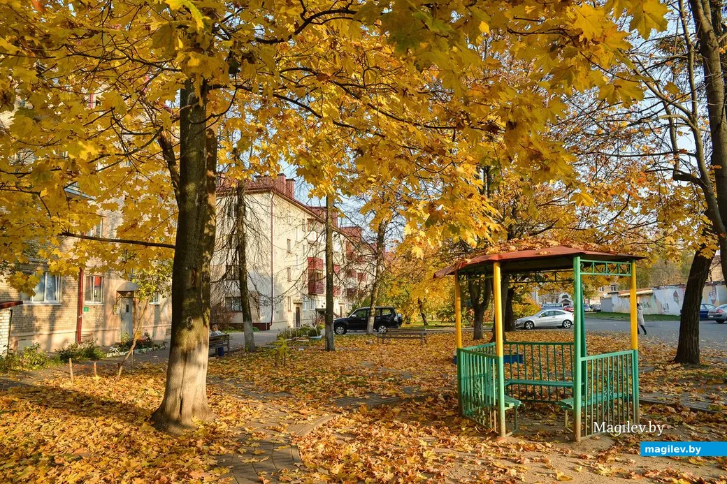 19.10.2018. Жилые дома в районе площади имени В.И.Ленина