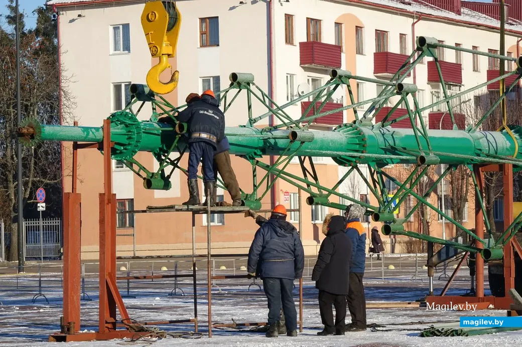 30.11.2018. Рабочие Бобруйского монтажного управления филиала ОАО "Могилевтехмонтаж"