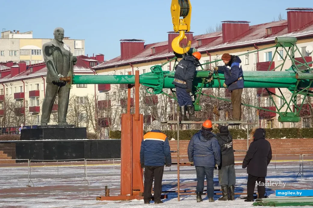 30.11.2018. Рабочие Бобруйского монтажного управления филиала ОАО "Могилевтехмонтаж"