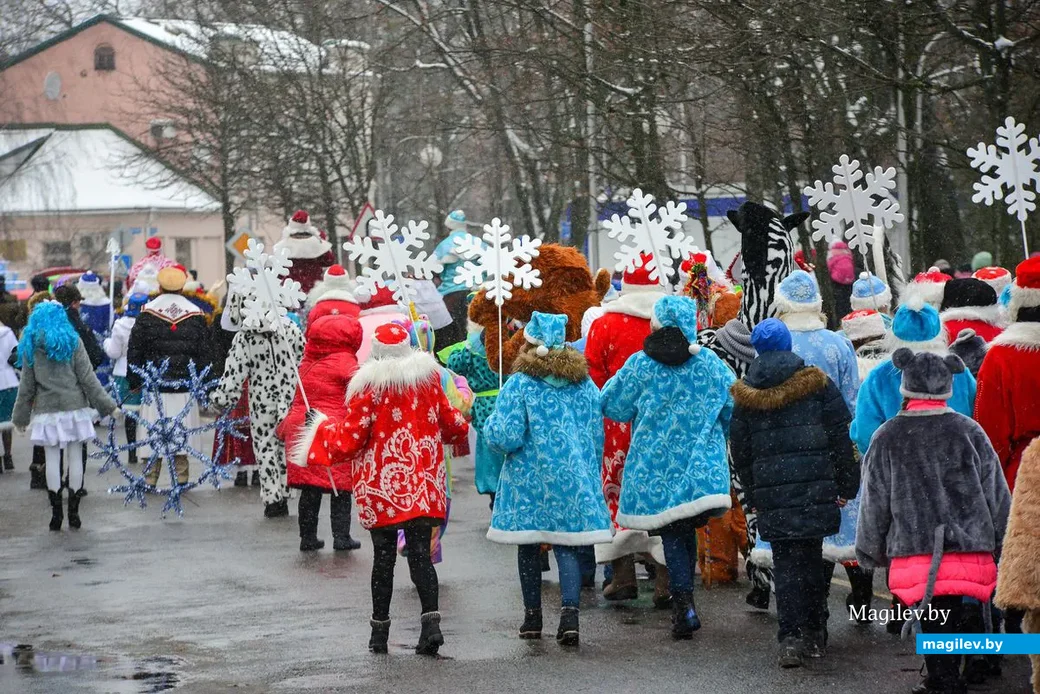 23.12.2018. Театрализованное шествие Дедов Морозов и Снегурочек «Новогодний флекс»