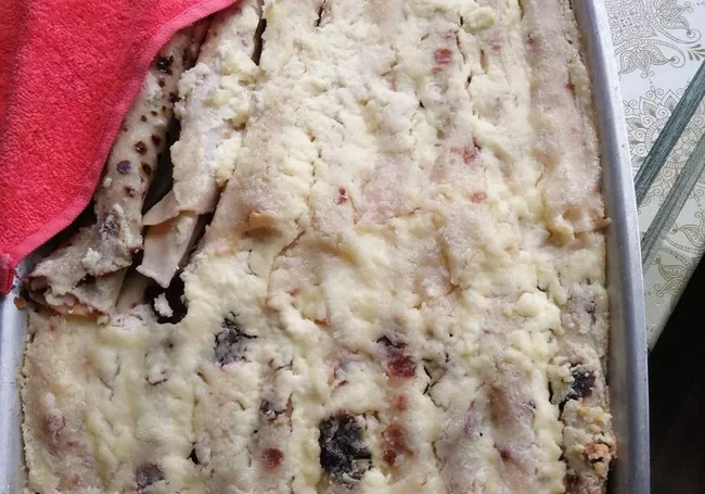 Готовим сами.  Нежный десерт – запеченные блинчики в сладком сливочном соусе