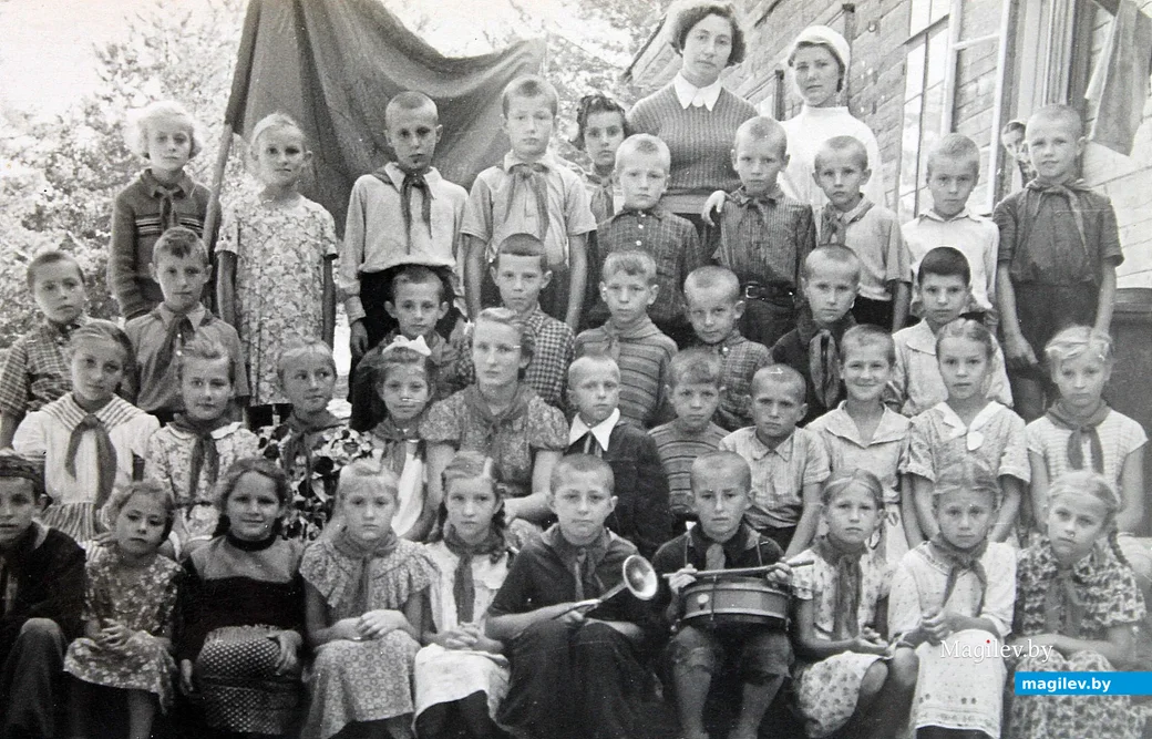 Бобруйские пионеры 1950-х.