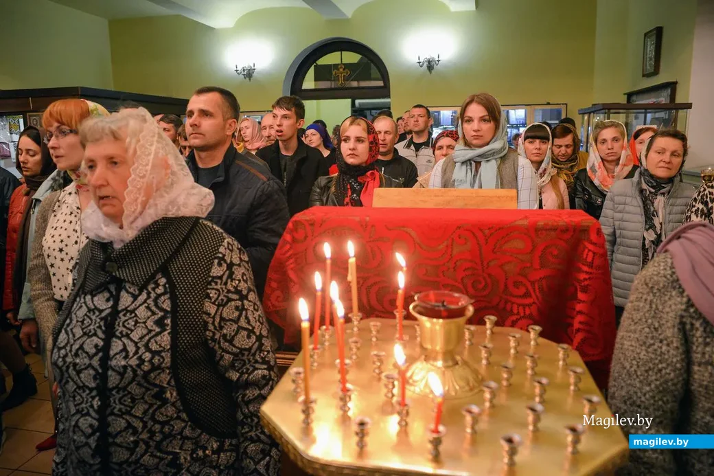28.04.2019. Пасхальная служба в Бобруйском кафедральном Свято-Никольском соборе
