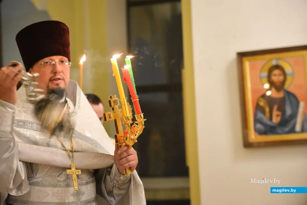 28.04.2019. Пасхальная служба в Бобруйском кафедральном Свято-Никольском соборе