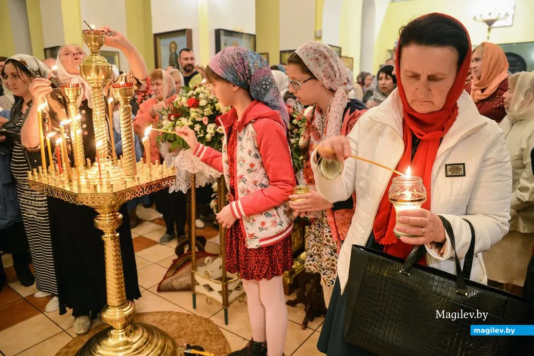 28.04.2019. Пасхальная служба в Бобруйском кафедральном Свято-Никольском соборе