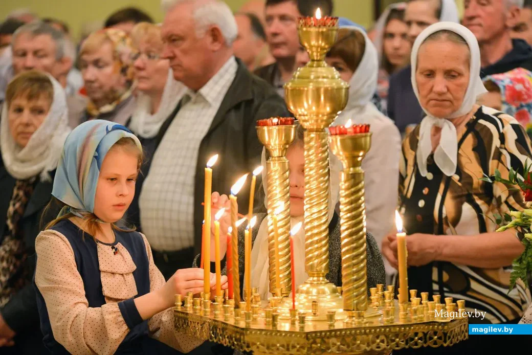 28.04.2019. Пасхальная служба в Бобруйском кафедральном Свято-Никольском соборе