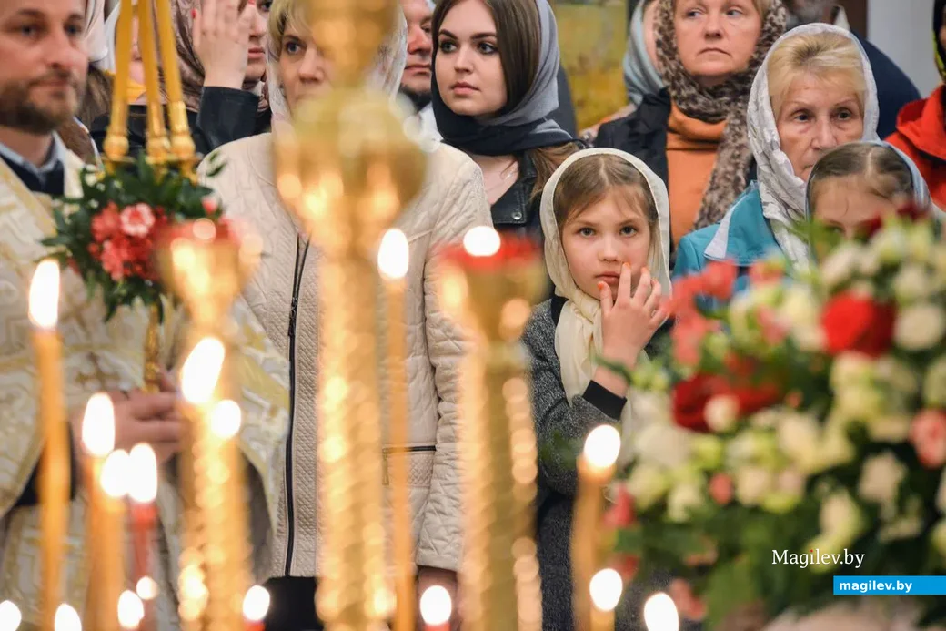 28.04.2019. Пасхальная служба в Бобруйском кафедральном Свято-Никольском соборе