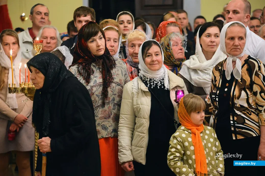 28.04.2019. Пасхальная служба в Бобруйском кафедральном Свято-Никольском соборе