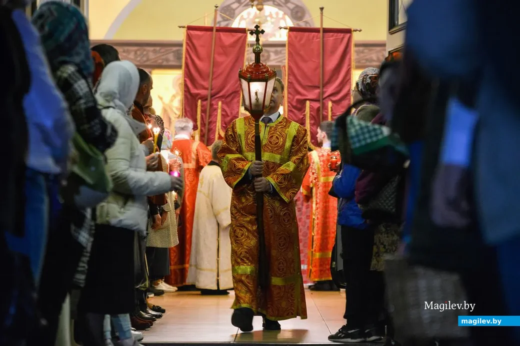 27.04.2019. Пасхальная служба в Бобруйском кафедральном Свято-Никольском соборе