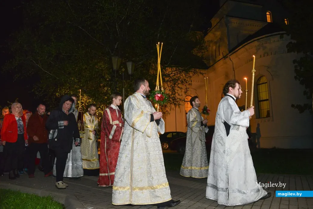27.04.2019. Пасхальная служба в Бобруйском кафедральном Свято-Никольском соборе