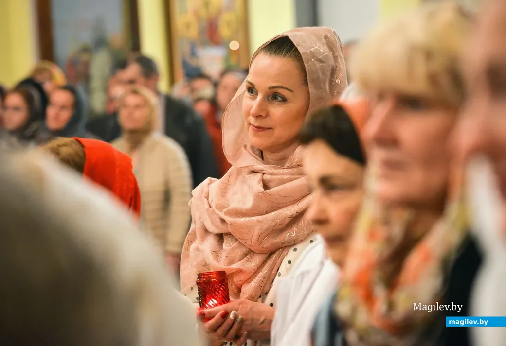 28.04.2019. Пасхальная служба в Бобруйском кафедральном Свято-Никольском соборе