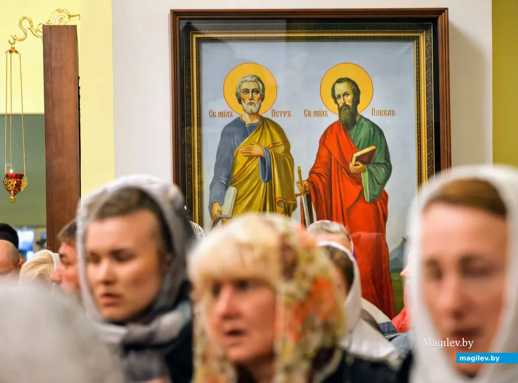 28.04.2019. Пасхальная служба в Бобруйском кафедральном Свято-Никольском соборе