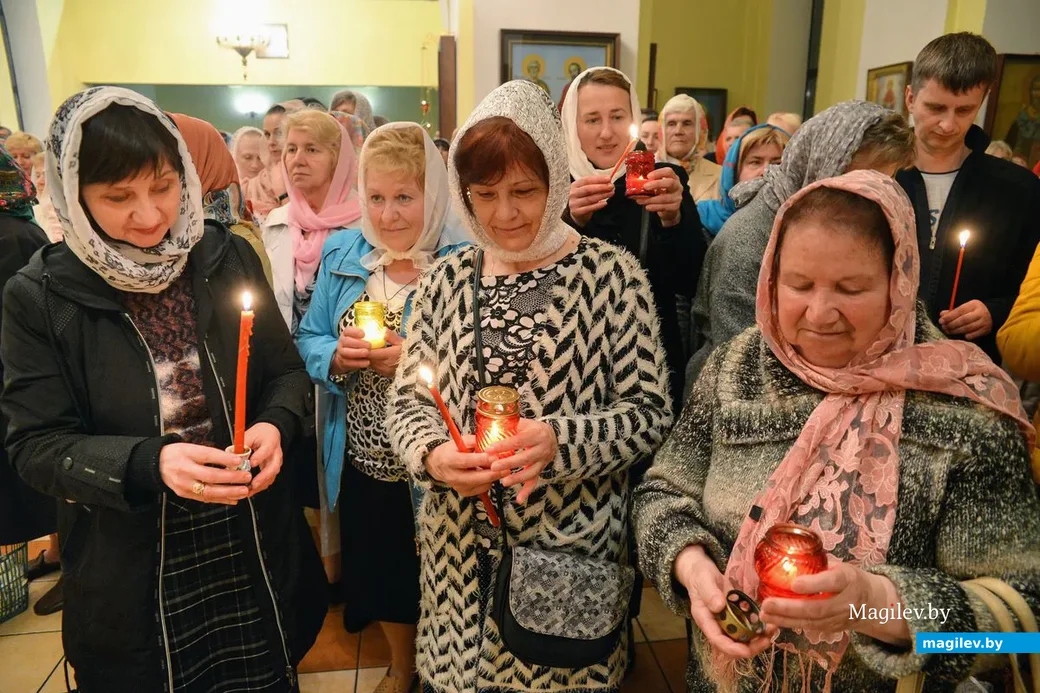 28.04.2019. Пасхальная служба в Бобруйском кафедральном Свято-Никольском соборе