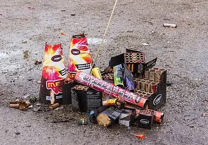 Могилевчанин пострадал в новогоднюю ночь от взрыва петарды