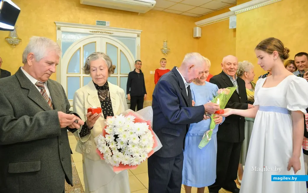 10.05.2019. Чествование бриллиантовых, изумрудных и золотых юбиляров в отделе загс Бобруйского