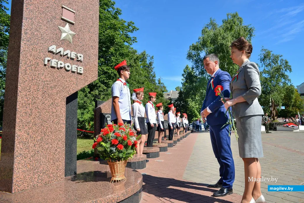 29.06.2019. Митинг, посвященный 75-й годовщине освобождения города Бобруйска от немецко-фашистских
