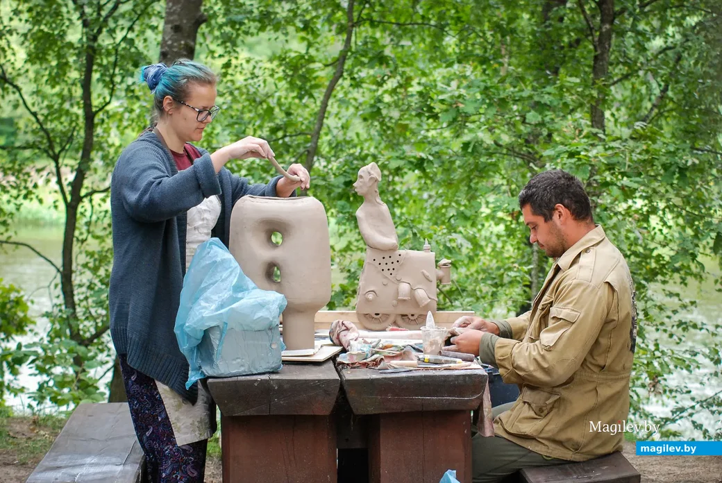 31.07.2019. XVI Международный пленэр по керамике "Арт-Жыжаль". Художники-керамисты Дарья Орочко