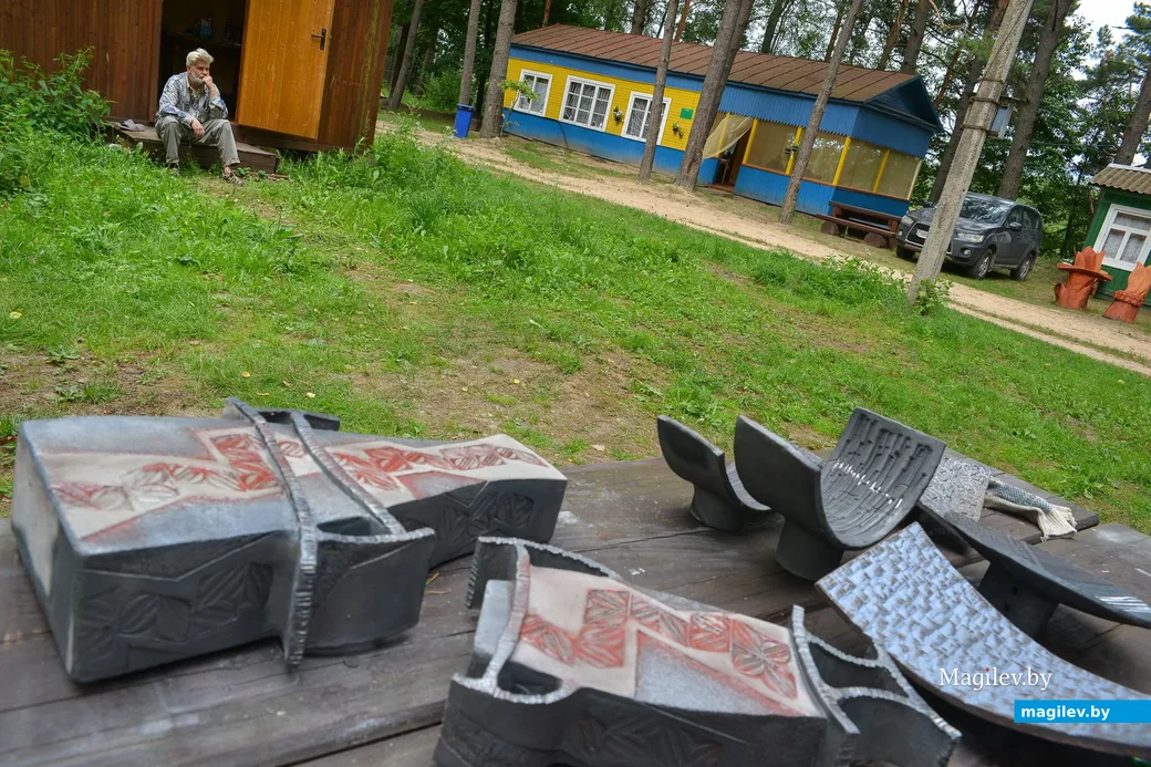 31.07.2019. XVI Международный пленэр по керамике "Арт-Жыжаль". Художник-керамист Валентин Байда