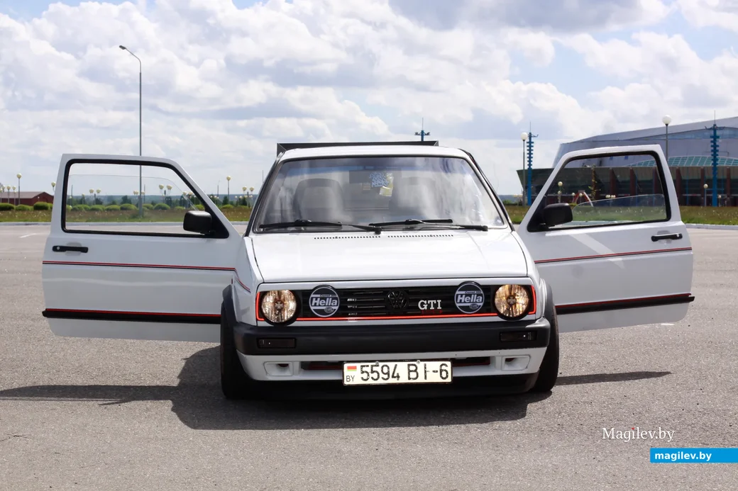 Volkswagen Golf II после тюнинга.