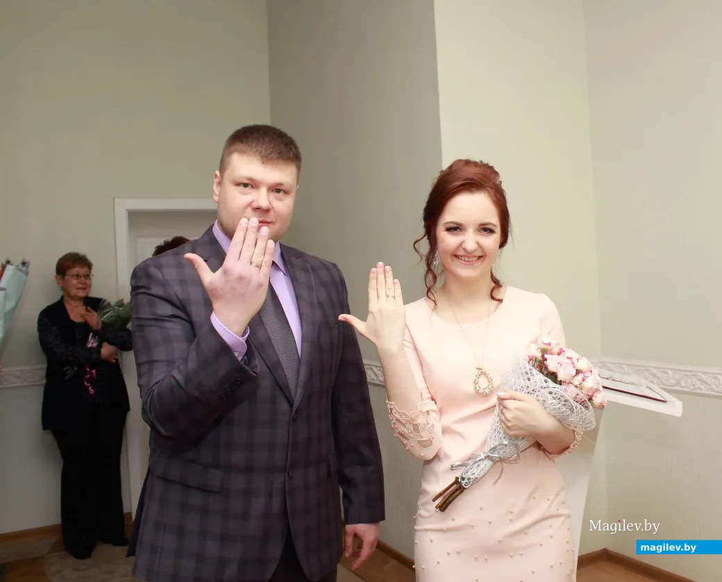 Александра Перегудова и Андрей Бармин зарегистрировали свой брак 10 января.