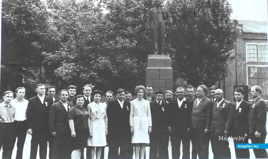 22 апреля 1970 года. Работники бобруйского завода им. Ленина, награжденные юбилейной медалью «За